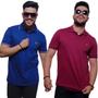 Imagem de Kit com 05 Camisas Gola Polo Tecido fio 30.1 100% Algodão