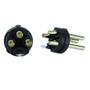 Imagem de Kit Com 05 Conector Macho XLR Canon Com Pino Banhado A Ouro