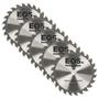 Imagem de Kit com 05 Discos de Serra Circular de Madeira TCT 185mm EOS 185mmx20mmx24T