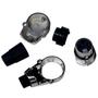 Imagem de Kit Com 05 Plug Xlr Canon Femea HJH Em L Pino Banhado A Ouro