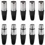Imagem de Kit Com 05 Plugs Conectores XLR Canon Linha Macho e Fêmea