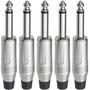 Imagem de Kit Com 05 Plugs Mono P10 Com Baquelit Rabicho Prof.