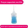 Imagem de Kit Com 06 Almotolias Transparente Bico Reto Frasco 500ml