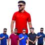 Imagem de Kit com 06 Camisetas Gola Polo Masculina Casual Básica 100% Algodão