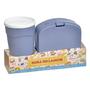Imagem de Kit com 1 sanduicheira 680ml + 1 copo com tampa 470ml Plásticos Santana - P.SANTANA