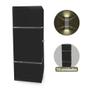 Imagem de Kit com 10 Arandelas na cor Preta Retangular 2 Frisos 2 Focos Soquete G9 - Bivolt Externa Mf116