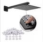 Imagem de Kit Com 10 Bicos Silicone Reserva P/ Ducha Fria Inox Furo Encaixe