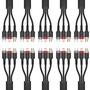 Imagem de Kit com 10 Cabos 3 em 1 Lightning Type-C e Micro USB V8 3.1A