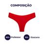 Imagem de kit Com 10 Calcinha Tanga Microfibra Moda Íntima QLC SPORT