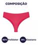 Imagem de kit Com 10 Calcinha Tanga Sem Costura Corte a Laser Moda Íntima QLC SPORT