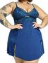 Imagem de Kit com 10 Camisolas Plus Size Baby Doll com Fenda Ana Júlia