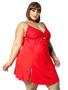 Imagem de Kit com 10 Camisolas Plus Size Baby Doll com Fenda Ana Júlia