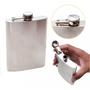 Imagem de Kit Com 10 Cantil De Bolso Em Aço Inox 210Ml - Clink
