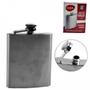 Imagem de Kit Com 10 Cantil De Bolso Em Aço Inox 210Ml - Clink