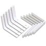 Imagem de Kit com 10 Cantoneiras De Metal Com 4 Furos 6 X 6 Cm - Bestfer