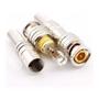 Imagem de Kit com 10 conector bnc metal 4mm c/ mola e parafuso
