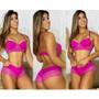 Imagem de Kit com 10 conjuntos de lingerie de muito luxo (calcinha e sutiã).