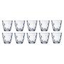 Imagem de Kit Com 10 Copos de Vidro Transparente 250ML Bangkok Redondo
