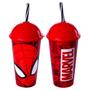 Imagem de Kit com 10 Copos Homem Aranha 500ml Plasútil Festa Crianças