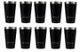 Imagem de Kit com 10 Copos Térmicos Pullo Fun 480ML Preto