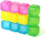 Imagem de Kit com 10 Cubos de Gelo Artificial Ecológico Reutilizável Colorido