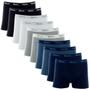 Imagem de Kit Com 10 Cuecas Boxer Algodão Confortável Cotton Mash Original
