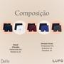 Imagem de Kit Com 10 Cuecas Microfibra Masculino Boxer Box Original Lupo Básico Sem Costura Cores Básicas