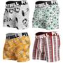 Imagem de Kit Com 10 Cuecas Pitbull Plus Size Especial Masculina Boxer Adulto Atacado