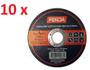 Imagem de Kit com 10 discos corte 4.1/2 x 7/8 metal e inox  ferja