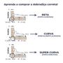 Imagem de Kit com 10 Dobradiças para Armário, porta e moveis em geral com Pistão Amortecedor Reta