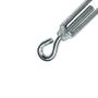 Imagem de Kit com 10 Esticadores com Cabo de Aço Gancho X Olhal 1/4" M6 - Siva