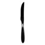 Imagem de Kit com 10 Facas de Mesa Inox Preto - Talher com Serra