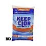 Imagem de Kit com 10 keepclor dicloro 40% pratic line saco 1kg