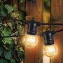 Imagem de Kit com 10 - Lâmpada Filamento LED 4W Bulbo G45 Luz Quente Âmbar 2200K Bivolt