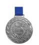 Imagem de Kit Com 10 Medalhas de Prata M60 Esportiva Honra ao Mérito Com Fita Azul Crespar
