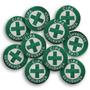Imagem de Kit Com 10 Patch Bordado Cipa Termocolante Aplique 8 cm 