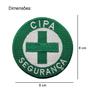Imagem de Kit Com 10 Patch Bordado Cipa Termocolante Aplique 8 cm 
