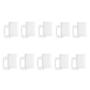 Imagem de Kit Com 10 Placas Cega 4X2 Com Suporte Habitat - Fame