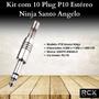 Imagem de Kit com 10 Plug P10 Estéreo Ninja Santo Angelo