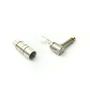 Imagem de Kit Com 10 Plug P10 Mono Em L Prata Hj3128