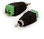 Imagem de Kit com 10 plug rca macho c/ borne luatek
