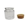 Imagem de Kit Com 10 Potes Vidro Redondo Com Tampa Rolha 45mL