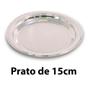 Imagem de Kit com 10 Pratos Descartáveis Super Resistente 15cm Metalizado Arqplast