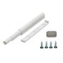 Imagem de Kit com 10 pulsadores magnetico universal plas branco - toque mágico - 356.37.400