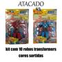 Imagem de Kit com 10 Robos Transformers com Acessorios - Elite 00870