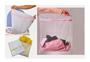Imagem de Kit Com 10 Sacos P/ Lavar Roupas Delicadas Com Zíper 40x50cm