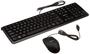 Imagem de Kit com 10 Teclados e Mouses Amazon Basics - Com Fio - Pretos