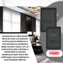 Imagem de Kit Com 10 Tomadas Dupla 10a + 6 Interruptores Preto - Fame