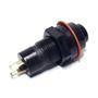 Imagem de Kit Com 100 Chaves Botão Ds-211 Com Trava Preta
