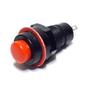 Kit Com 100 Chaves Botão Ds-211 Com Trava Vermelha - Lt157- Componentes Imagem de Kit Com 100 Chaves Botão Ds-211 Com Trava Vermelha